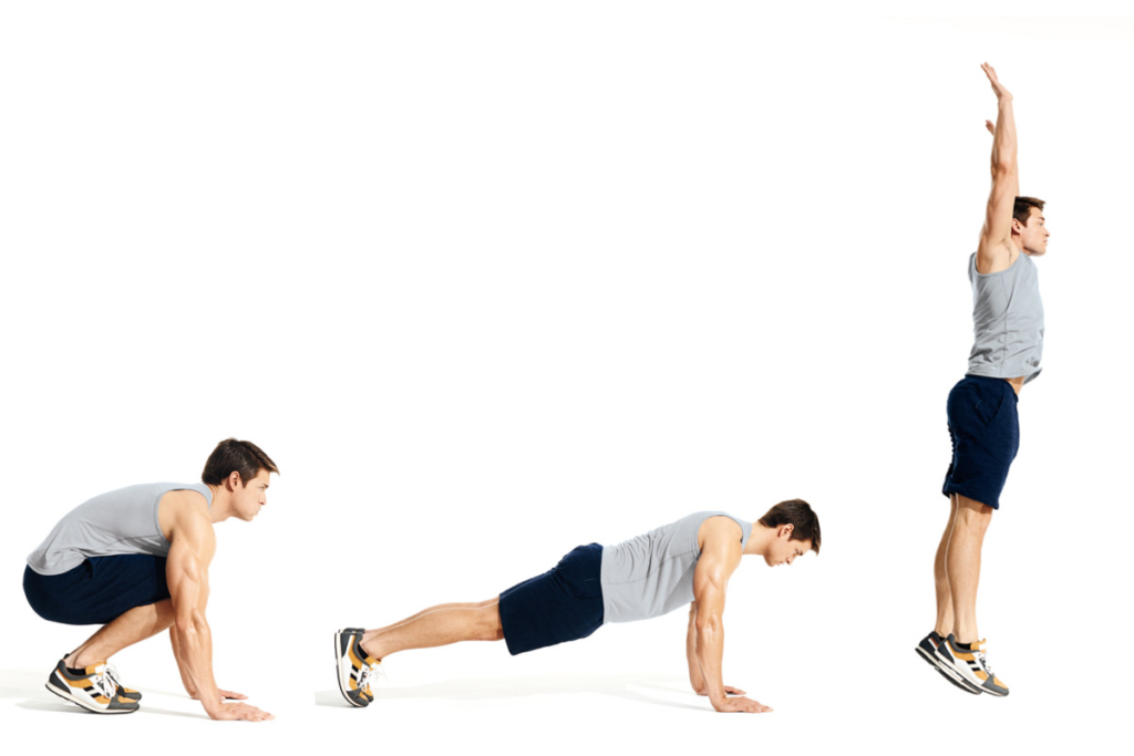 burpees para quemar grasa