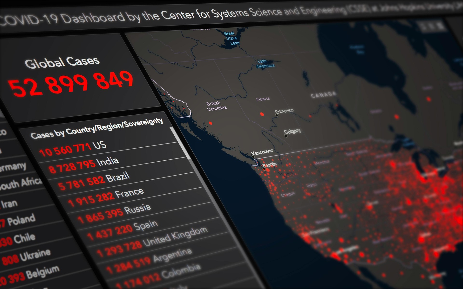 Representación visual de un panel de control digital mostrando análisis de datos de salud impulsados por inteligencia artific